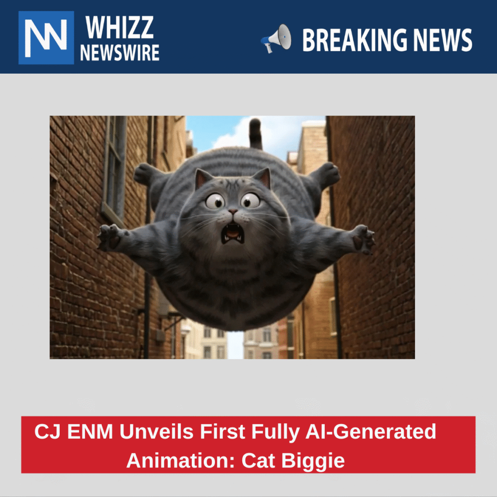 CJ ENM Unveils AI Content Strategy with Debut of Fully AI-Generated Animation 'Cat Biggie'