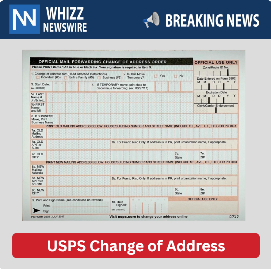USPS Change of Address