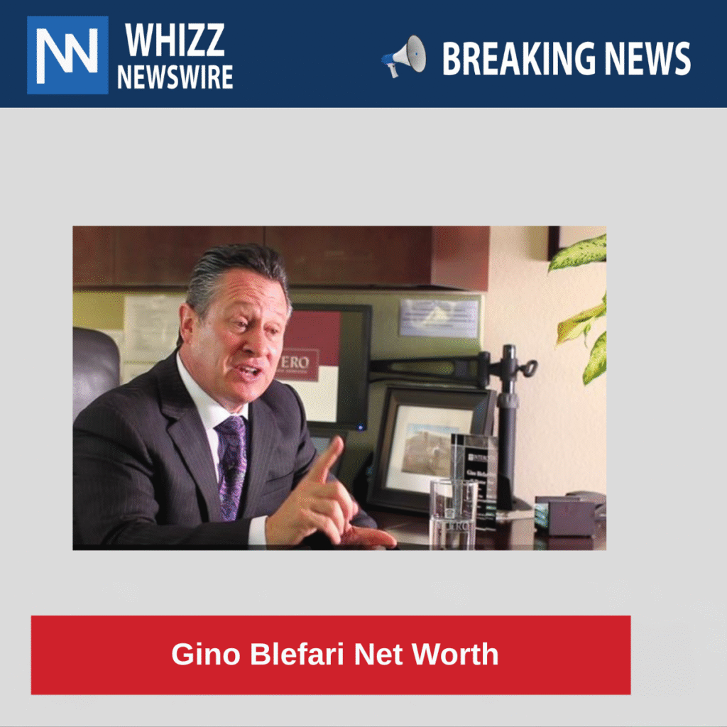 Gino Blefari Net Worth 