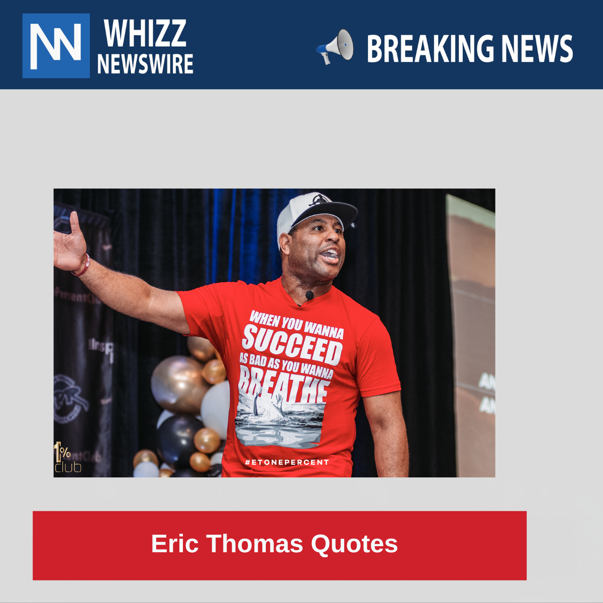 Eric Thomas Quotes
