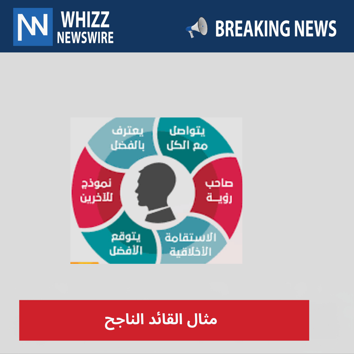 مثال القائد الناجح