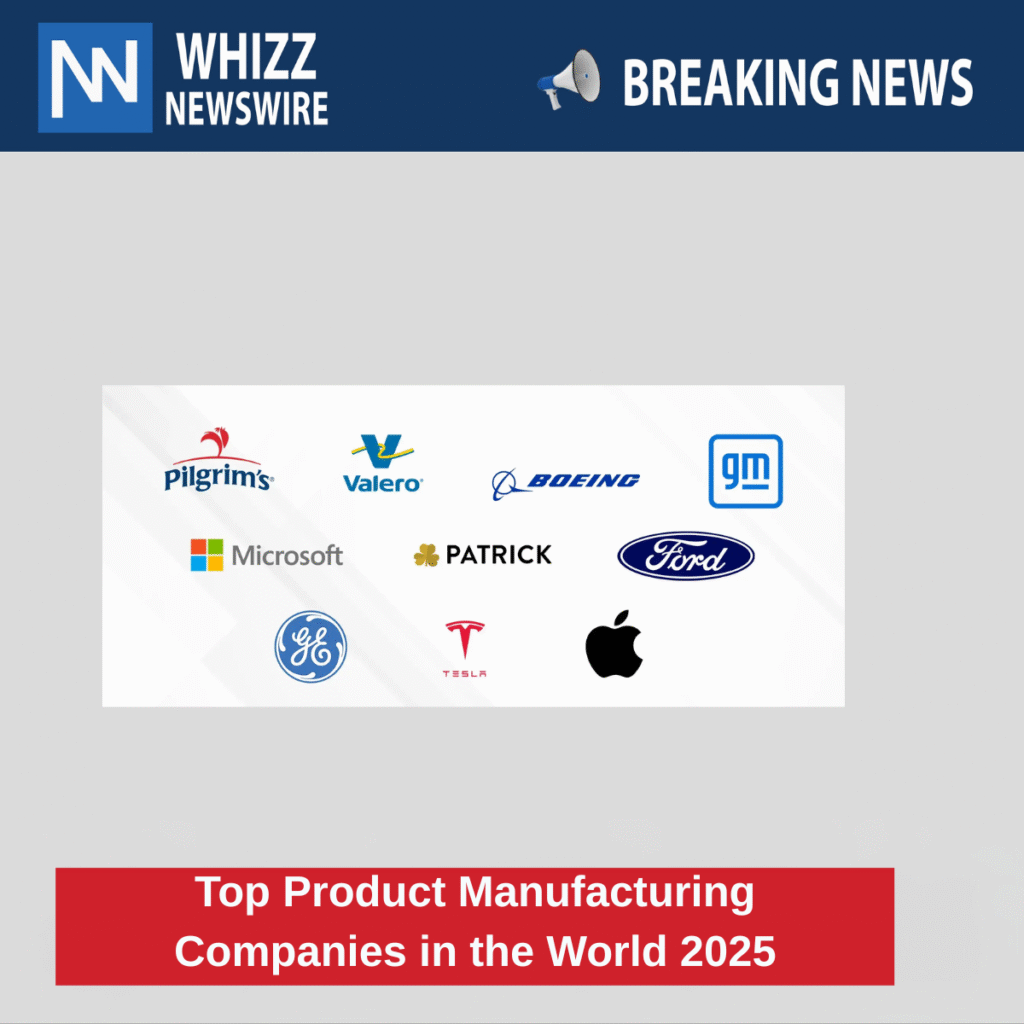 Top Product Manufacturing Companies in the World 2025