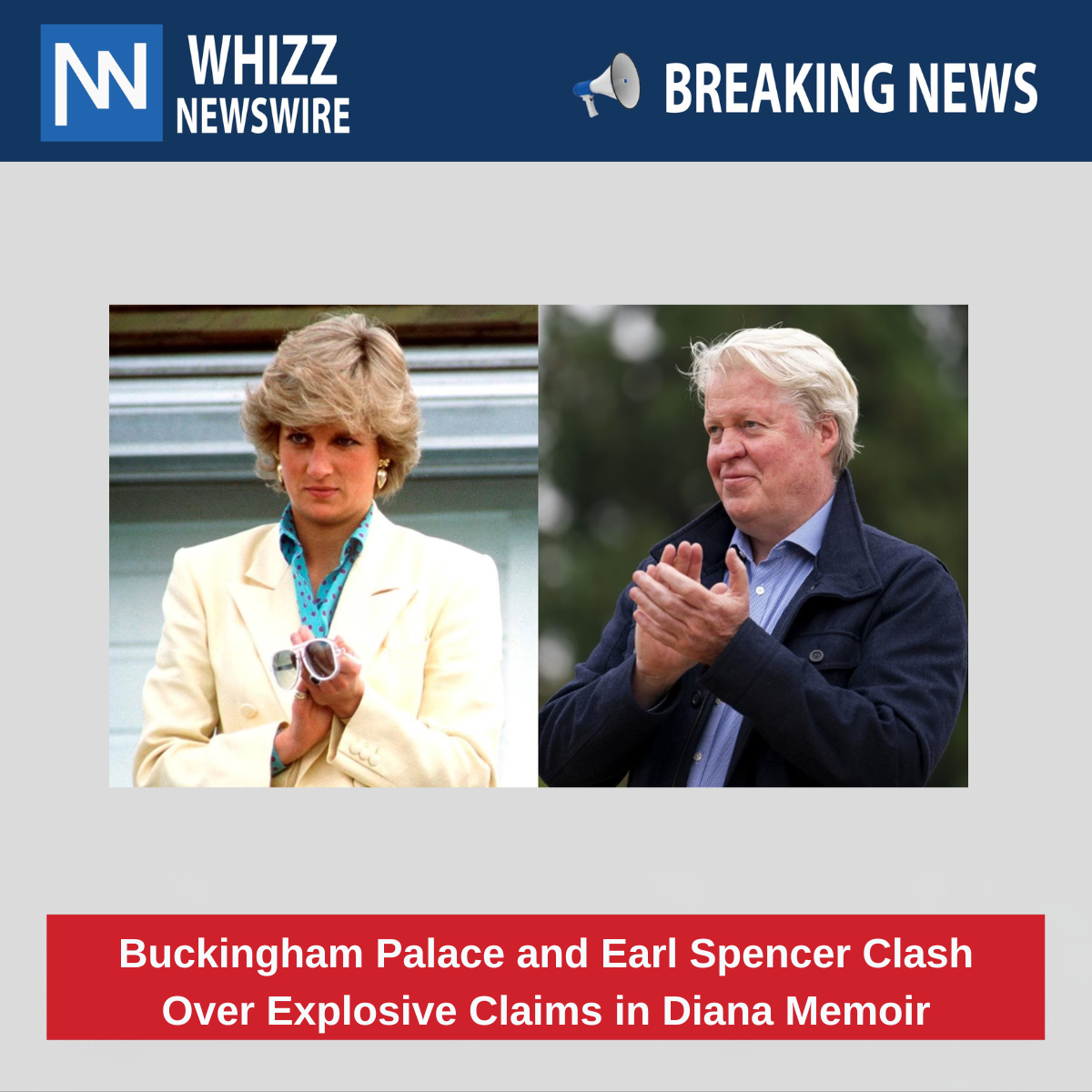 Buckingham Palace responds to Earl Spencer's explosive claims about Prince Charles and Princess Diana's death.