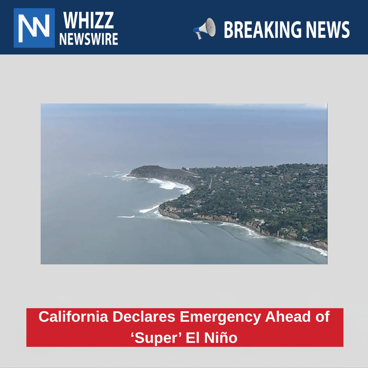 California declares a statewide emergency as a strong El Niño threatens winter storms, flooding and landslides.